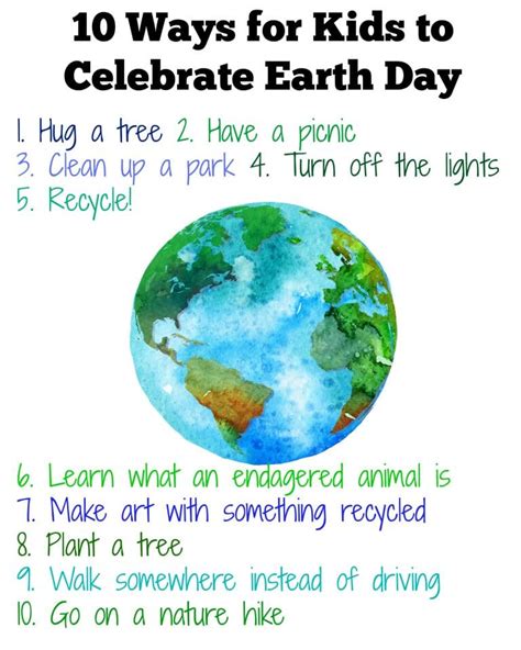 how to celebrate world earth day